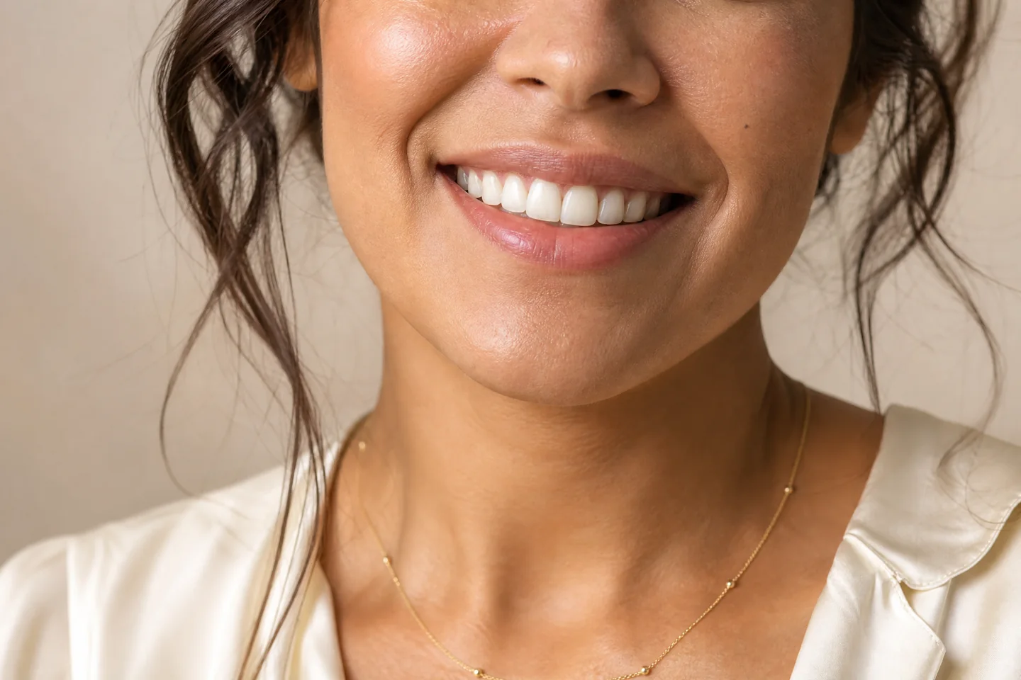 Detalhe ilustrativo de um sorriso